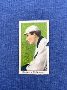 1909 E102 Chief Bender Sports Card - Athletics