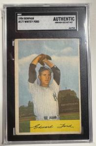 Whitey Ford 1954 Bowman #177 - Yankees HOF Card