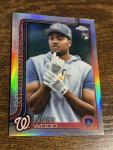 James Wood 2025 Topps Chrome RC Silver Refractor