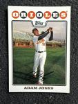 Adam Jones #541 2008 Topps Baseball Card