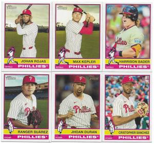 Philadelphia Phillies 2025 Topps Heritage Team Set