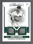 Charlie Gehringer 2023 Panini Flawless Dual Materials