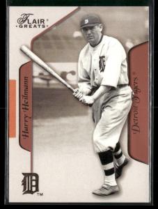 2003 Flair Greats Harry Heilmann Card #57
