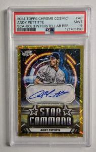 2024 Topps Cosmic Chrome Andy Pettitte Auto /50