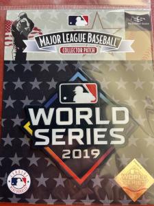 2019 MLB World Series Emblem Patch - Nationals, Astros