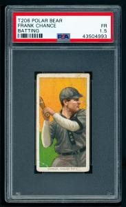 1909-11 T206 Frank Chance Batting Card