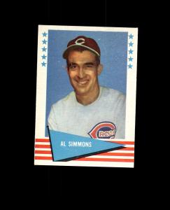 1961 Fleer Al Simmons #77 Sports Card