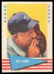 1961 Fleer Baseball Greats Red Faber Card