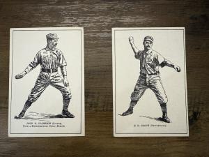 1973 TCMA Harper's Weekly Baseball Cards Lot of 4