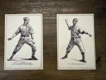 1973 TCMA Harper's Weekly Baseball Cards Lot of 4