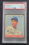 1933 Sam Rice Signed Goudey Baseball Card