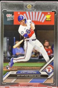 Wyatt Langford 2024 Topps NOW Rookie Card