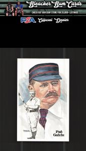 1980 Perez-Steele Pud Galvin Hall of Fame Card