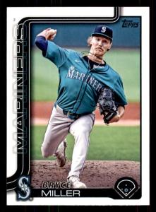 2025 Topps Bryce Miller Seattle Mariners Card