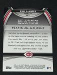 2013 Bowman Platinum Billy Hamilton Orange /125 Card
