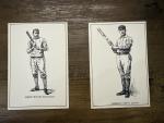 1973 TCMA Harper's Weekly Baseball Cards Lot of 4