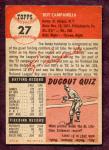 1953 Topps Roy Campanella Card #27