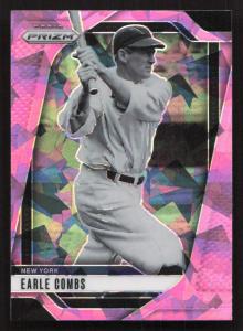 2025 Panini Prizm Earle Combs Pink Ice Card