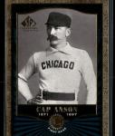 2001 SP Legendary Cuts Cap Anson Card