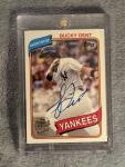 2015 Topps Archives Bucky Dent Autograph Card