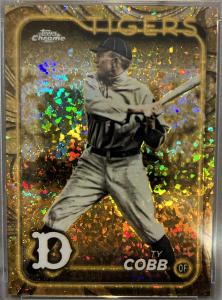 2024 Gilded Ty Cobb Gold Mini Diamond /50