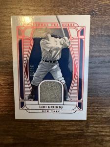 2025 Panini National Treasures Lou Gehrig Card