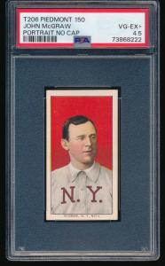 1909-11 T206 John McGraw Portrait Card PSA 4.5