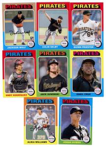 2024 Topps Heritage Pittsburgh Pirates Team Set