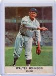Walter Johnson 1961 Golden Press Baseball Card #29