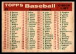 1959 Topps Baseball Cards - Choose 1-170