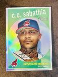 2008 Topps Heritage Chrome Refractor C.C. Sabathia