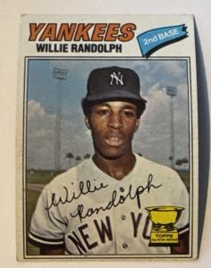 1977 Topps Willie Randolph Baseball Card #359