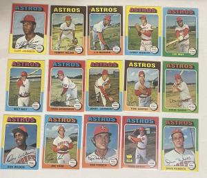 Houston Astros 1970s Topps Baseball Cards – Choose Yours