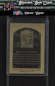 1981-89 Hall of Fame Metallic Plaque Candy Cummings
