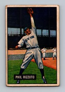 1951 Bowman Phil Rizzuto HOF Baseball Card