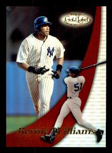 2000 Topps Gold Label Bernie Williams Class 3 Card