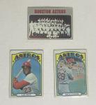 Houston Astros 1970s Topps Baseball Cards – Choose Yours