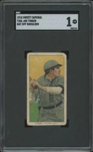 1909 T206 Joe Tinker Sweet Caporal 350 Card