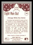 1988 Pacific Charles Comiskey Card #24 Eight Men Out