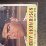 1960 Topps Bobby Richardson Baseball Card #405