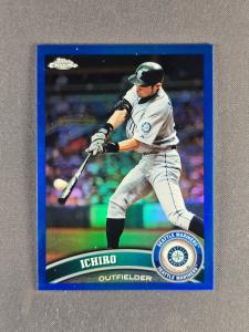 2011 Topps Chrome Ichiro Suzuki Blue Refractor /99