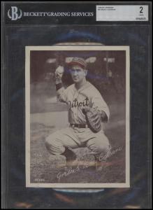 1935 Mickey Cochrane National Chicle Sports Card