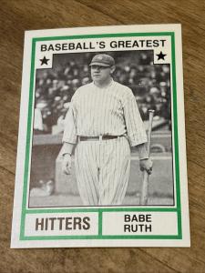 1982 TCMA Babe Ruth Baseball Card - Yankees