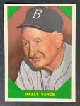 1960 Fleer Dazzy Vance Baseball Card #51