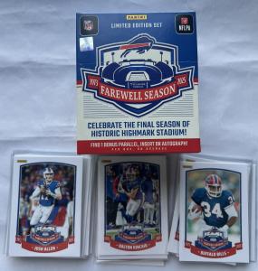 Buffalo Bills 2025 Panini Farewell Season Complete Set