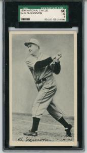 1936 National Chicle Al Simmons Sports Card