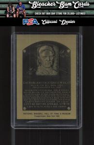 1981-89 Hall of Fame Metallic Plaque Zack Wheat
