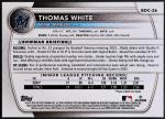 2025 Bowman Draft Chrome Thomas White Sky Blue Refractor