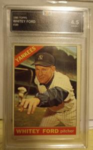 1966 Topps Whitey Ford Yankees HOF Card