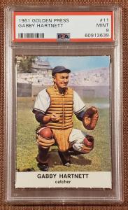 1961 Gabby Hartnett Chicago Cubs Baseball Card PSA 9